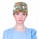 Fall Nurse Charts & Coffee Pattern Scrub Cap