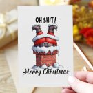 Oh Sh*t Merry Christmas Greeting Card 4"x6"