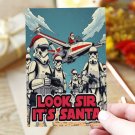 Stormtroopers Look Sir It's Santa Greeting Card 4"x6"