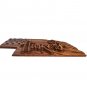 Nebraska Big Red Cornhusker Herbie Husker Football wood carved wall hanging for Man Cave