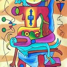 Original Oil on Canvas by Tomas Ordovas, "Woman with Child"