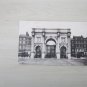 The Marble Arch, London, United Kingdom, Genuine, Original, Postcard.