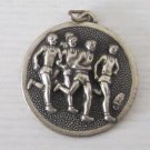 WIGAN Athletic Football Club 10k Run Road Running Silver Coloured Medal 1985 Barnes. WIGAN Athletic Football Club 10k Run Road Running Silver Coloured Medal 1985 Barnes.