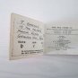 West Ham United Football Club Used Season Ticket Booklet/ Pass, 1981-82 Season.
