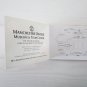 Manchester United Football Club Used Season Ticket Booklet/Pass, 2001-2002 Season