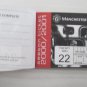 Manchester United Football Club Used Season Ticket Booklet/Pass. 2000-2001 Season.