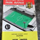 1970/71 Bradford Park Ave v Hyde United First Non-League Season Northern Floodlit League