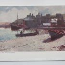 The Quay And Conway Castle, United Kingdom, Genuine, Original, Postcard.