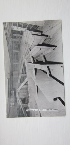 Stretham Engine, Scoop Wheel, Real Photo RPPC Postcard, Genuine, Original.