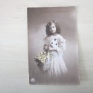 Female Portrait, Unused. Genuine, Original, Vintage Postcard.
