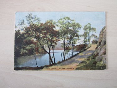 Loch Katrine, Path By The Loch, Scotland, United Kingdom. Genruine, Original, Postcard