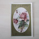 Hearty Greetings, Genuine, Original, Postcard.