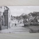 Dunster Castle And Butter Market, England, United Kingdom. Genuine, Original, Postcard.