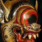 Balinese Mata Besek Mask Cyclops One Eyed Demon Bali Folk Art Hand carved wood Balinese Mata Besek Mask Cyclops One Eyed Demon Bali Folk Art Hand carved wood