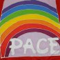 World Peace Prayer Flag Diversity Rainbow Garden Bali Batik Balinese Wall Art