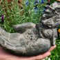 Ganesha Mudra Blessing Hand Statue Incense burner cast Lava stone Bali art