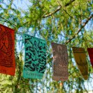 Goddess Diversity Affirmation Prayer Flag Bunting Banner Bali Boho Garden Art