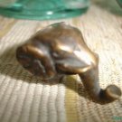 Solid Brass Elephant Knob Handle Pull Handle Wall Hook handcrafted Bali Art