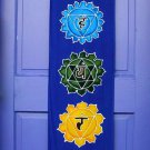 Batik Chakra Yoga Wall Hanging Prayer Flag banner meditation Bali Art