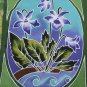 Sacred Lotus Prayer Flag  Wall hanging Handmade Bali Batik Art banner bunting