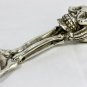 Gothic Skull & Bones Bottle Opener figure Solid handmade Cast Silvered Bronze