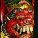 Balinese Mask Boma Barong Hindu Rakshasa Demon Bali Wall Art Hand carved wood