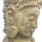 Buddha Head Planter Garden Statue handmade cast lava stone Bali Yard Art