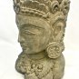 Buddha Head Planter Garden Statue handmade cast lava stone Bali Yard Art