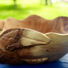 Nautical Sea Turtle Fruit Bowl Centerpiece hand Carved Suar Wood Balinese Art