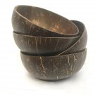 Coconut shell bowl set of 4 handcrafted organic recycled eco friendly tableware Coconut shell bowl set of 4 handcrafted organic recycled eco friendly tableware