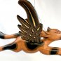 Flying Winged Cow Jumping Mobile Demon Chaser Carved Wood Balinese art
