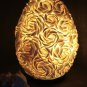 Rose Seashell Table Accent Lamp Natural Shell Home Decor Handmade Bali Art 10"