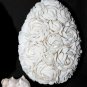 Rose Seashell Table Accent Lamp Natural Shell Home Decor Handmade Bali Art 10"