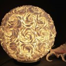 Rose Shell Globe Table Accent Lamp Natural Shell Home Decor Handmade Bali Art