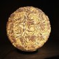 Rose Shell Globe Table Accent Lamp Natural Shell Home Decor Handmade Bali Art