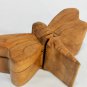 Dragonfly Secret Puzzle Box Trinket Stash Jewelry Hand Carved Wood Bali art