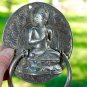 Buddha Lotus Pose Door Knocker knob Handle lost wax Cast Bronze Bali Art