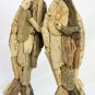 Fish on a string Wall Art Rustic Driftwood Handmade Wood nautical Decor