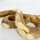 Python Boa Constrictor Snake Statue handmade wood carving sculpture Bali Art