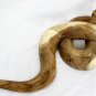 Python Boa Constrictor Snake Statue handmade wood carving sculpture Bali Art