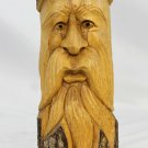 Tree Spirit Old Man Wizard Mask wall art sculpture hand carved Wood 12" Tree Spirit Old Man Wizard Mask wall art sculpture hand carved Wood 12"