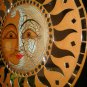 Balinese SUN MOON Eclipse Mosaic Wall Art sculpture Hand Carved Home decor Bali