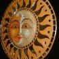 Balinese SUN MOON Eclipse Mosaic Wall Art sculpture Hand Carved Home decor Bali