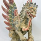 Balinese Singa Barong Winged Lion Temple statue wood carving sculpture Bali Art