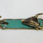 Bronze Deer Stag wall hook peg coat rack hanger farmhouse decor Bali Art