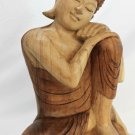 Resting Thinking Buddha Statue Sculpture handmade wood carving Balinese Art Resting Thinking Buddha Statue Sculpture handmade wood carving Balinese Art