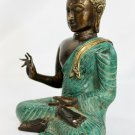 Buddha Abhaya Mudra Statue Solid Bronze Lost Wax Cast Sculpture Bali Art