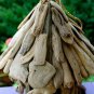 Rustic Driftwood Birdhouse Handmade Weathered Wood Yard Art Beach Cottage decor