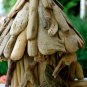 Rustic Driftwood Birdhouse Handmade Weathered Wood Yard Art Beach Cottage decor