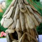 Rustic Driftwood Birdhouse Handmade Weathered Wood Yard Art Beach Cottage decor